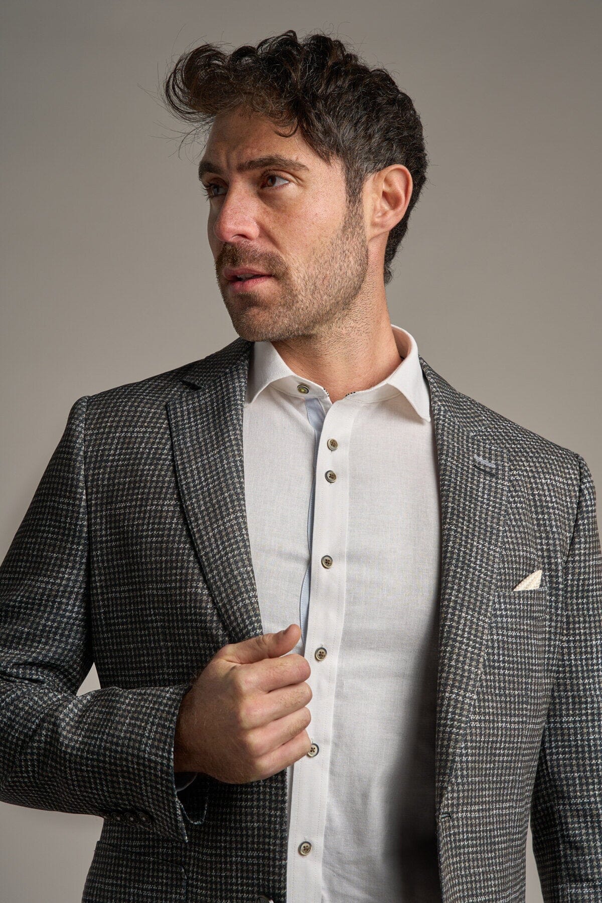 Riva Half-Lined Linen Blazer - Blazers & Jackets - 