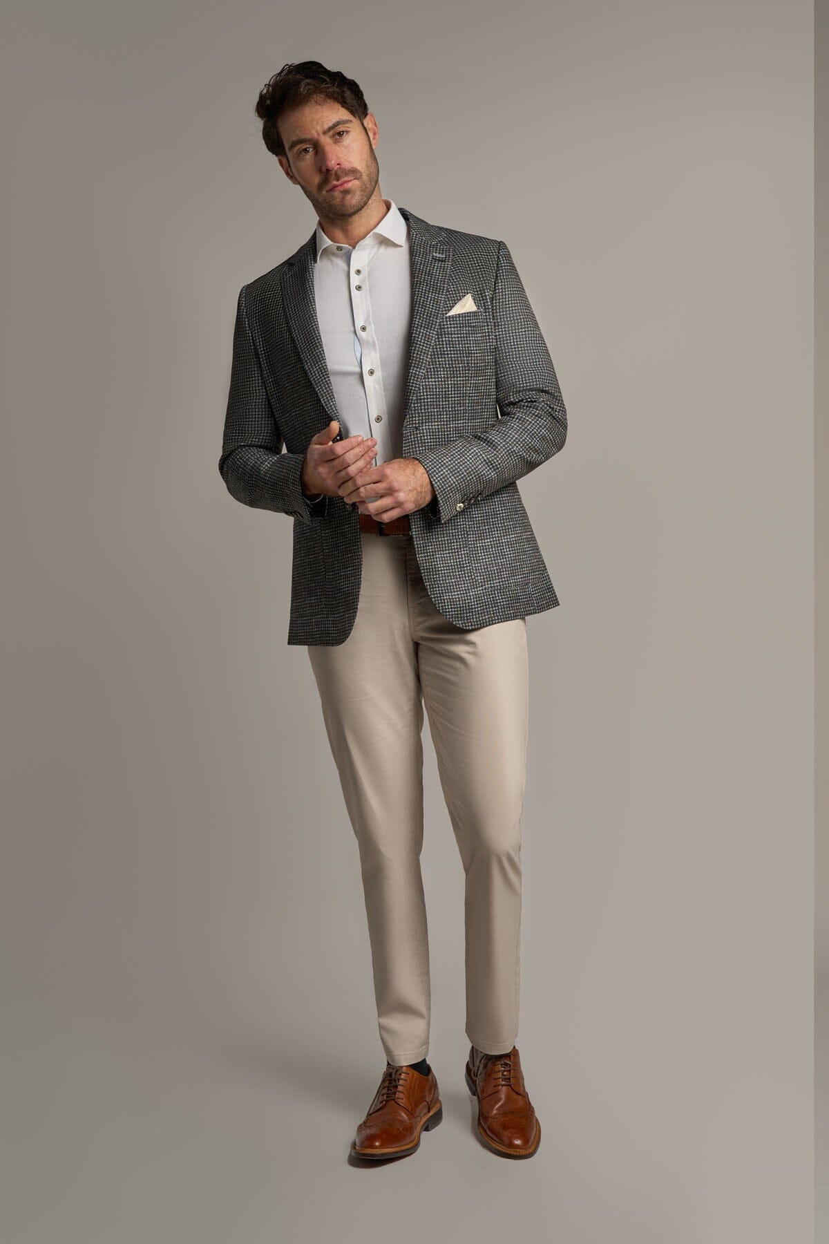 Riva Half-Lined Linen Blazer - Blazers & Jackets - 