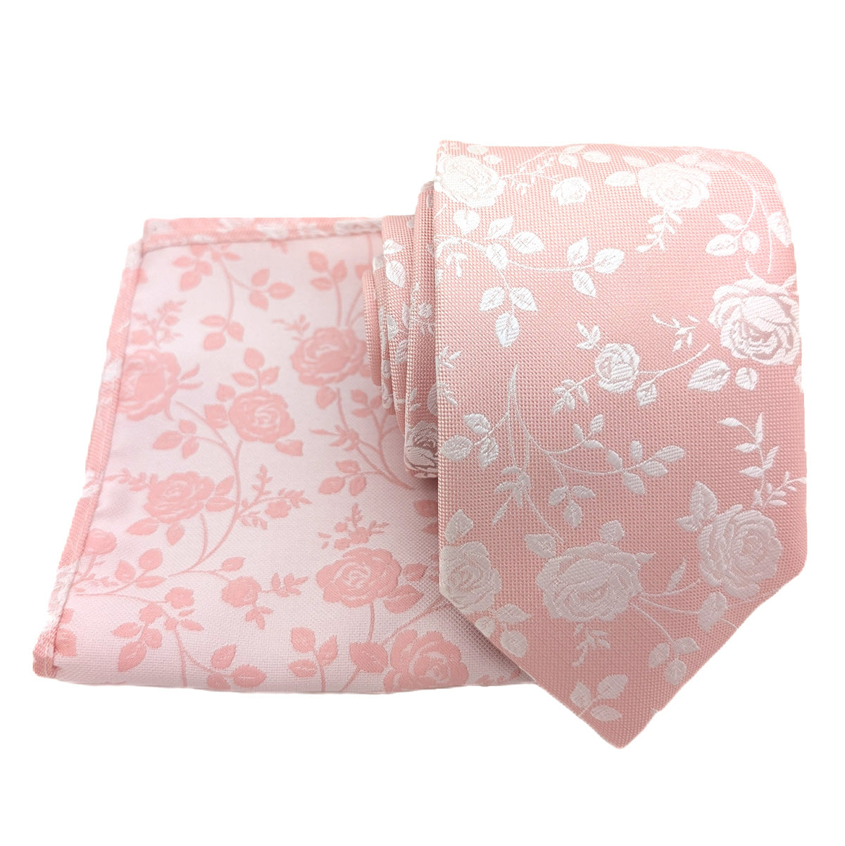 Pink Rose Petals Wedding Tie