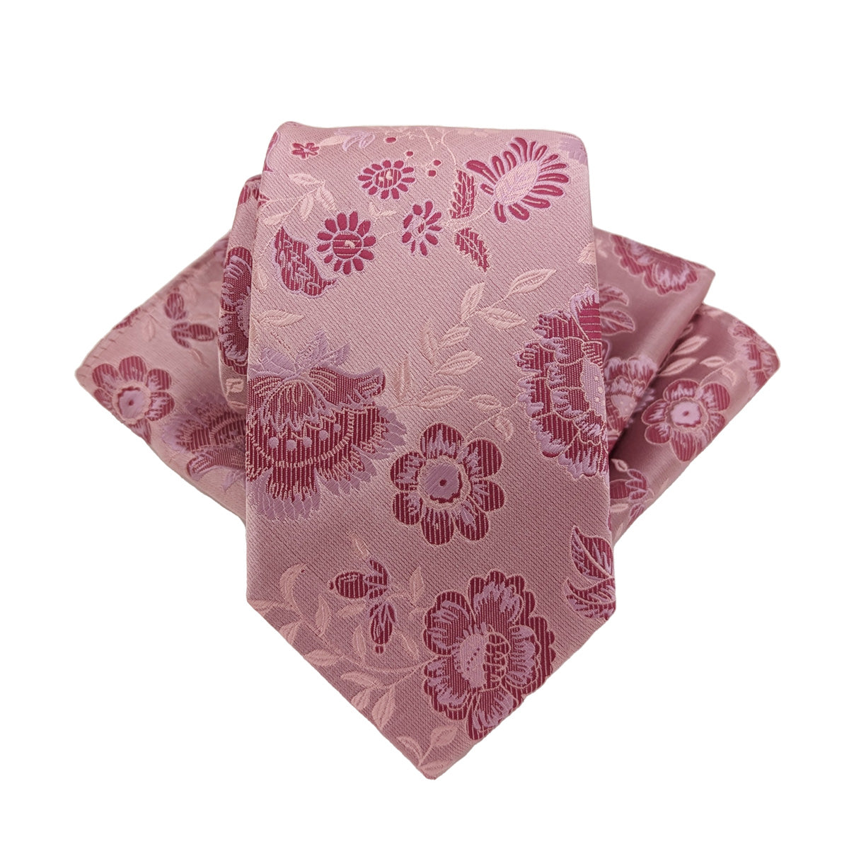 Pink Blossom Pocket Square