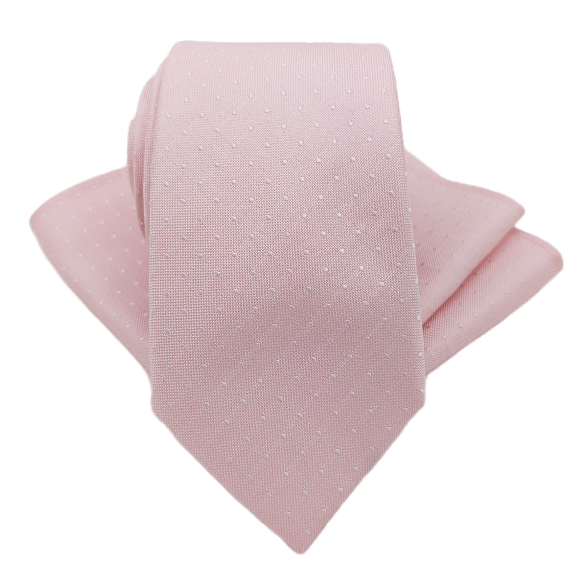 Dotty Pink Silk Pocket Square