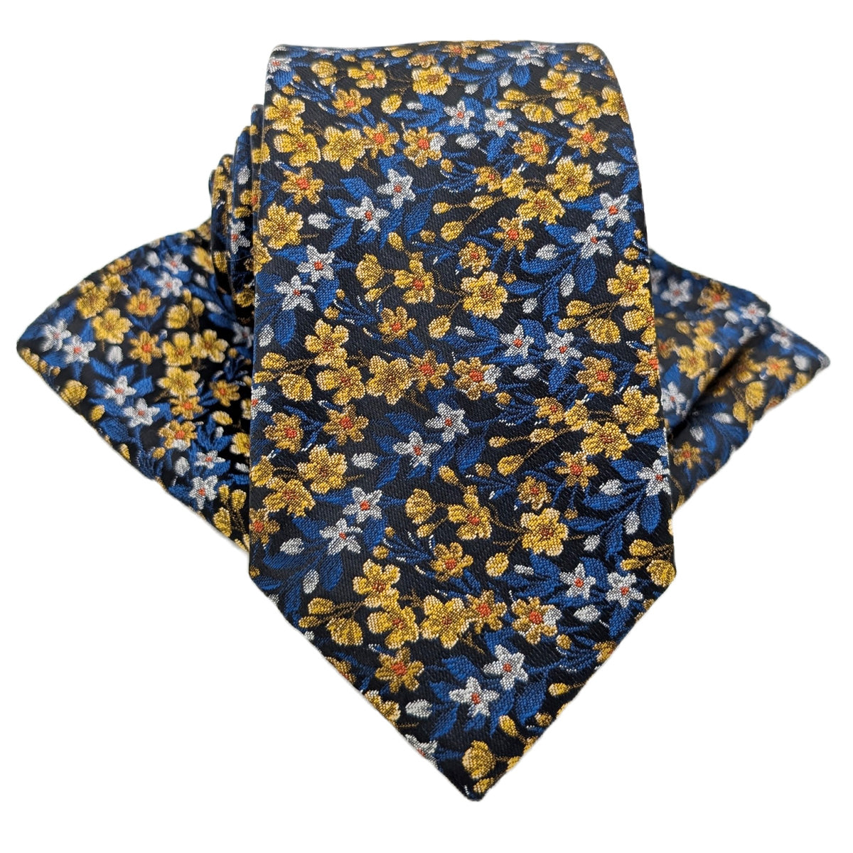 Yellow Hedgerow Pocket Square