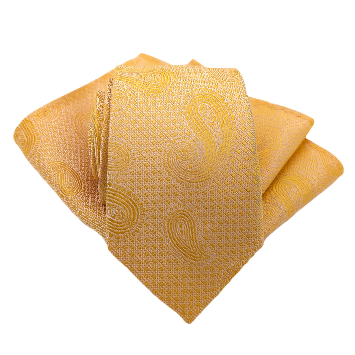 Sunflower Paisley Pocket Square