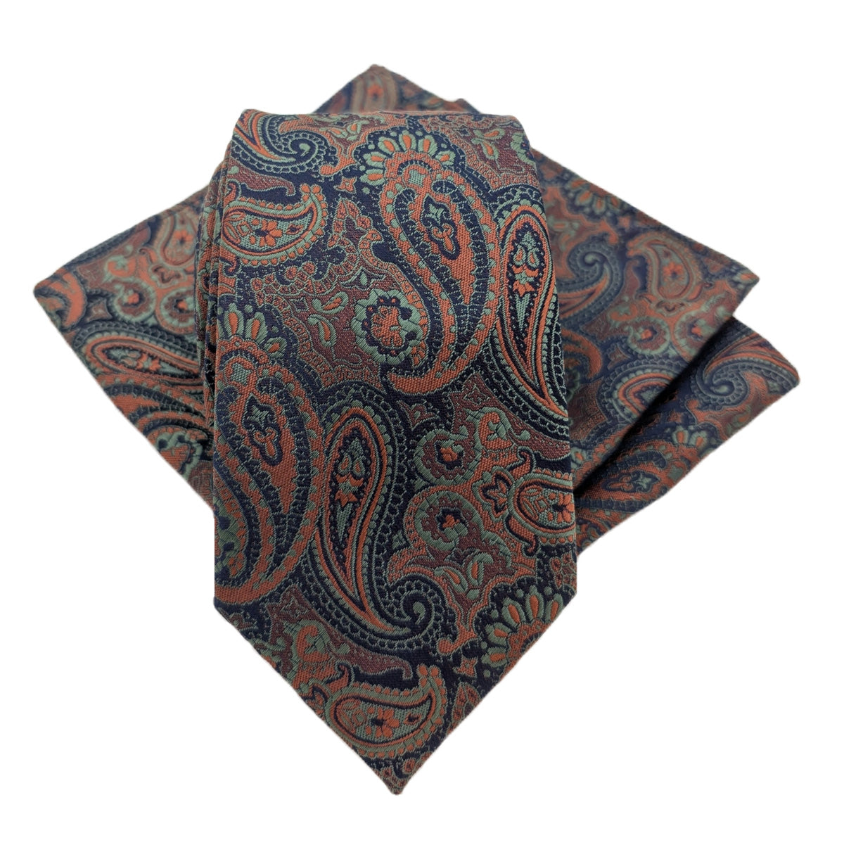 Rust Antique Paisley Wedding Tie