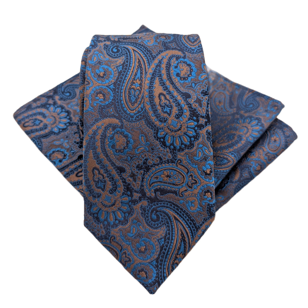 Royal Blue Antique Paisley Wedding Swatch