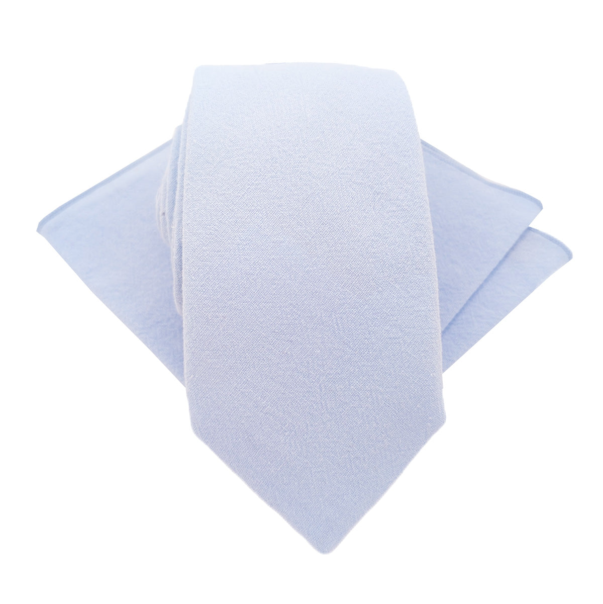 Arctic Blue Cotton Pocket Square