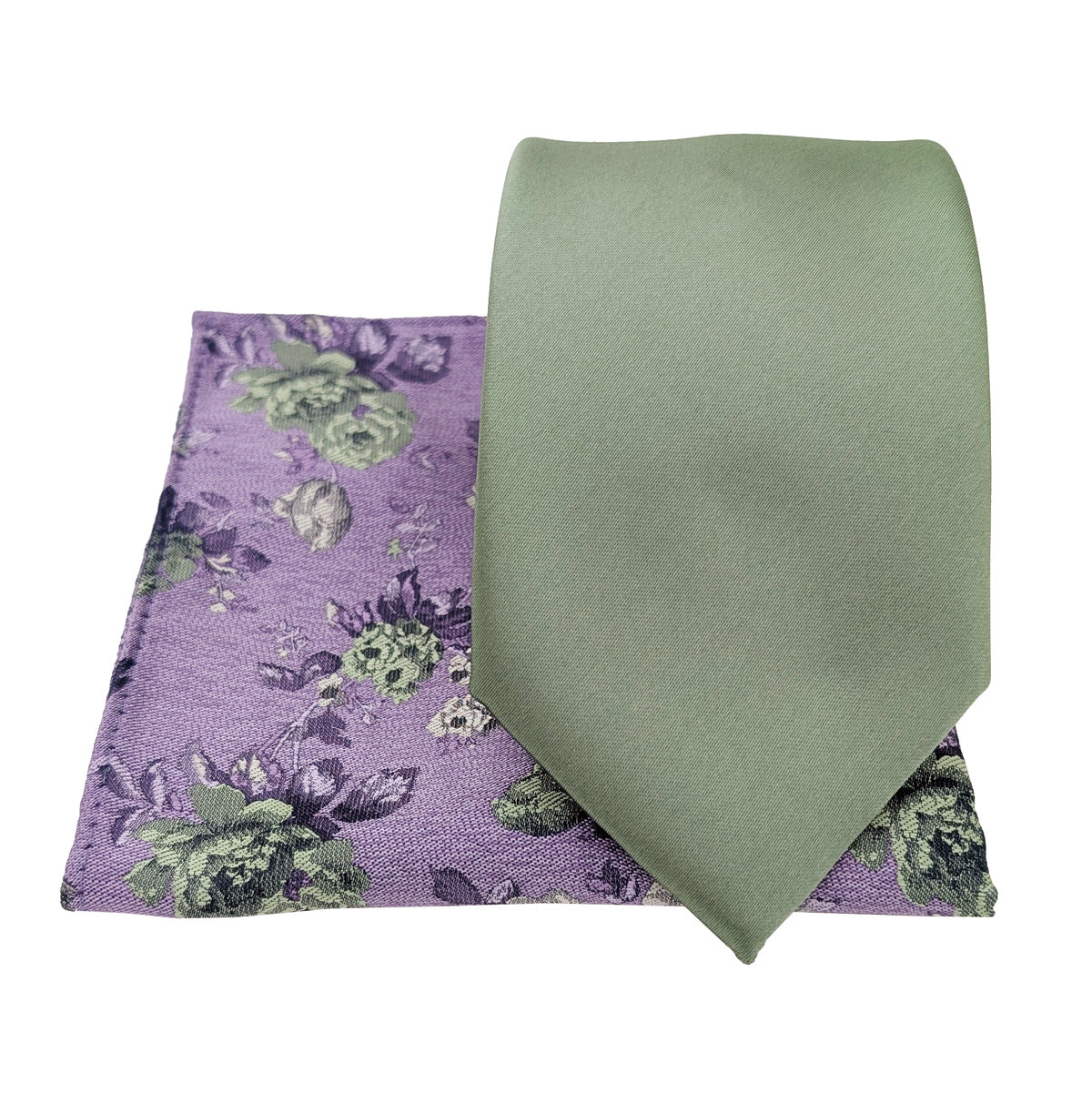 Mix and Match - Purple & Green Wedding Tie Set