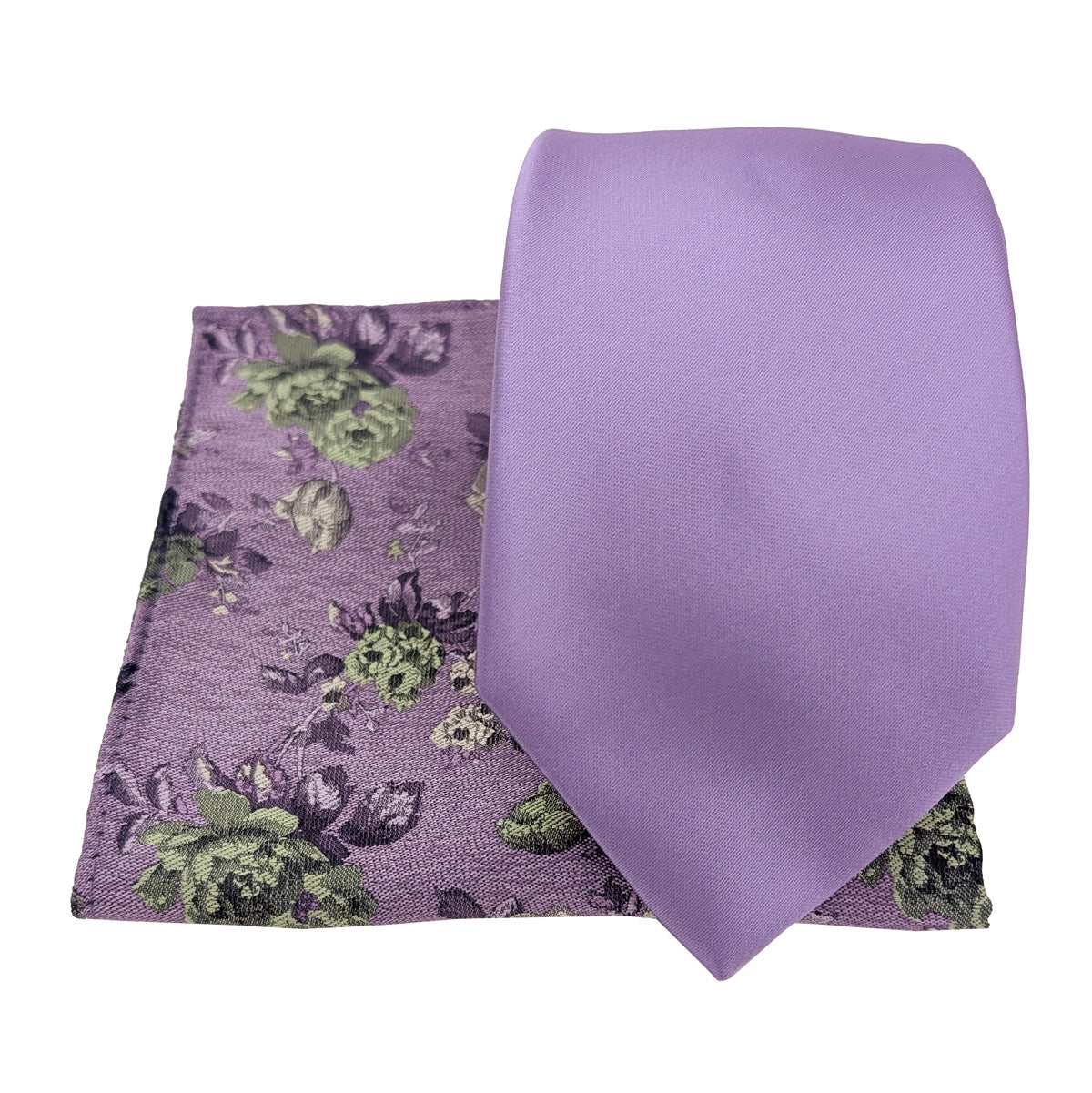 Mix and Match - Purple & Purple Wedding Tie Set