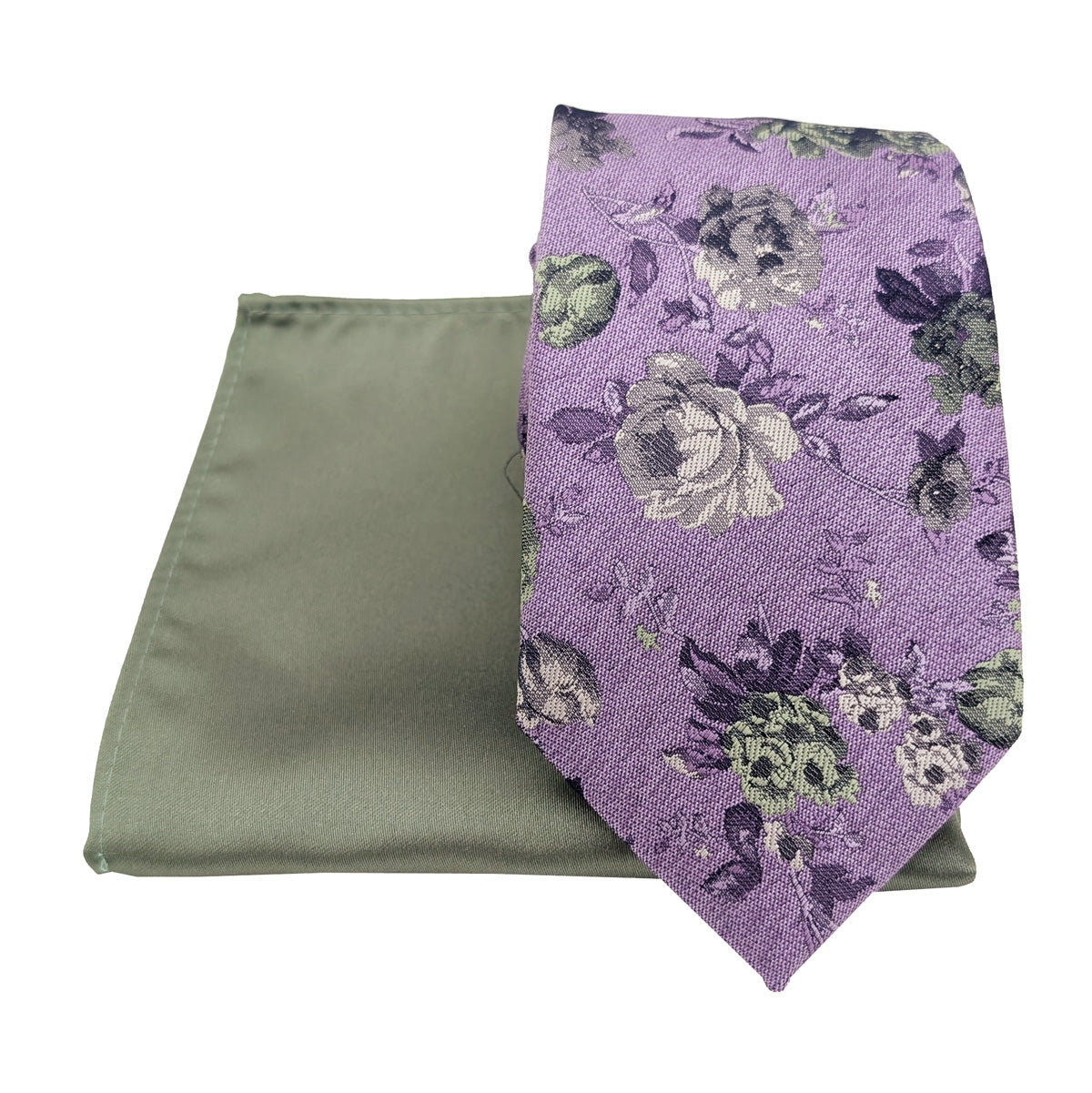 Mix and Match - Purple & Green Wedding Tie Set