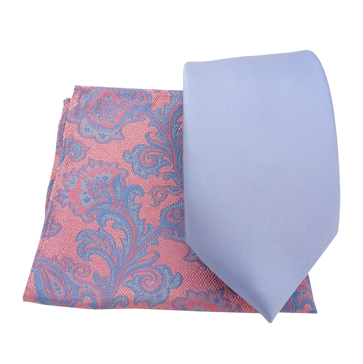 Mix and Match - Pink & Blue Wedding Tie Set