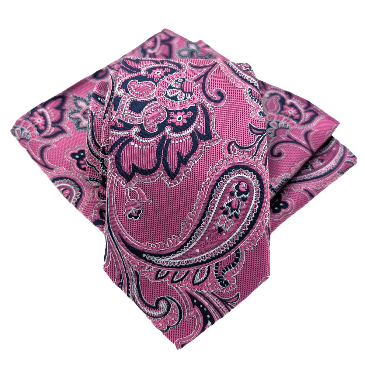 Pink Floral Paisley Wedding Swatch