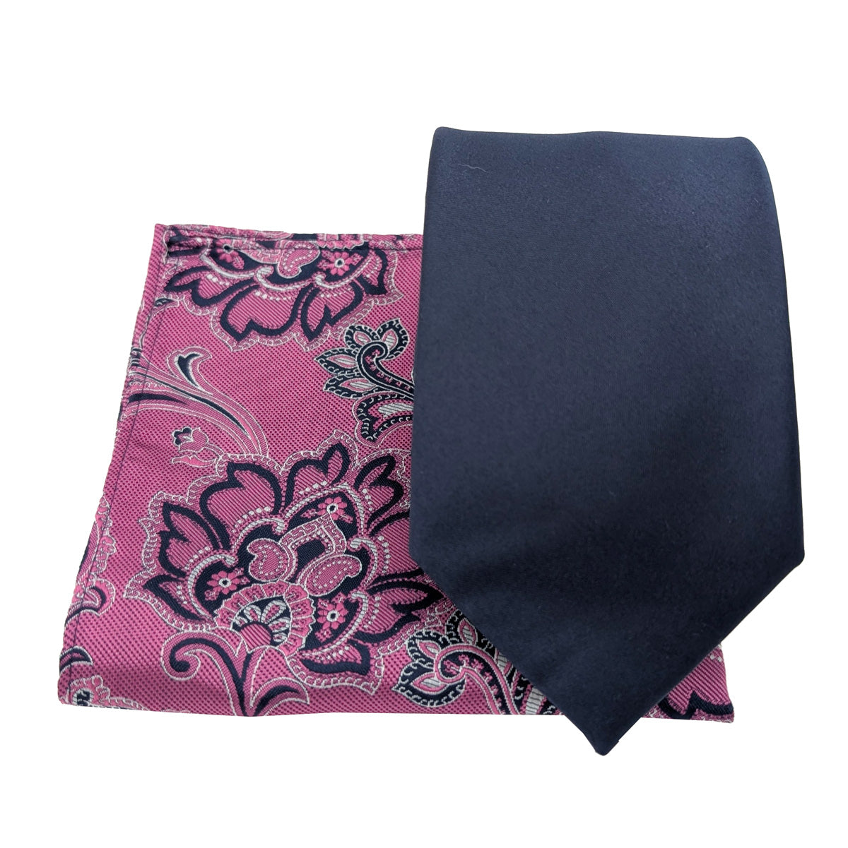 Mix and Match - Pink & Navy Wedding Tie Set