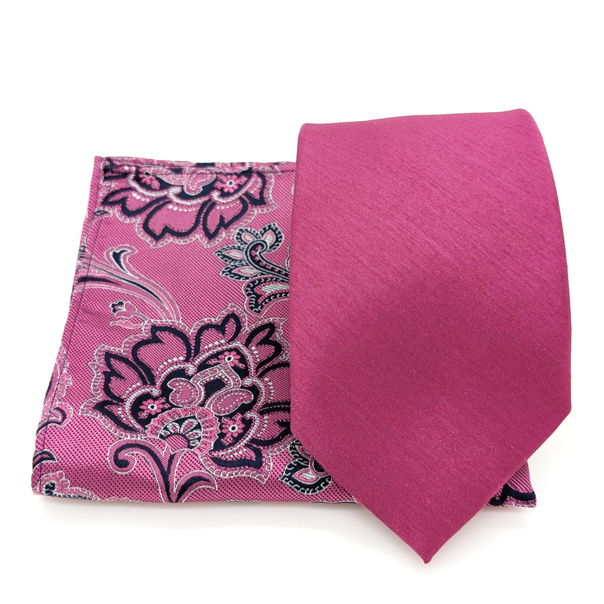 Mix and Match - Pink & Sangria Wedding Tie Set