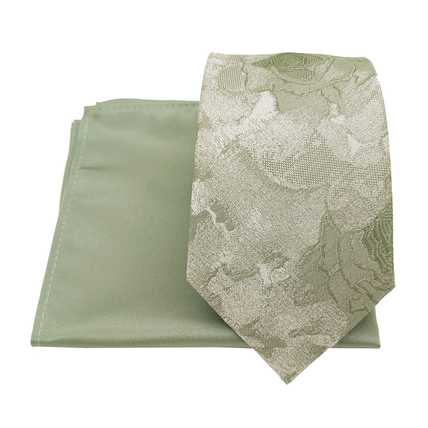 Mix and Match - Sage & Sage Wedding Tie Set