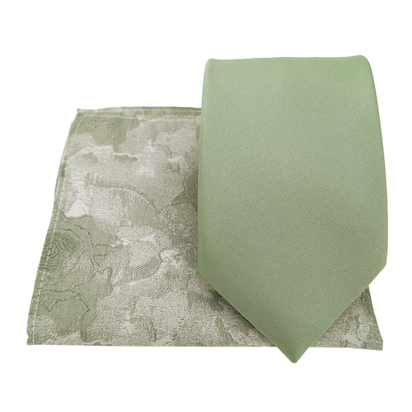 Mix and Match - Sage & Sage Wedding Tie Set