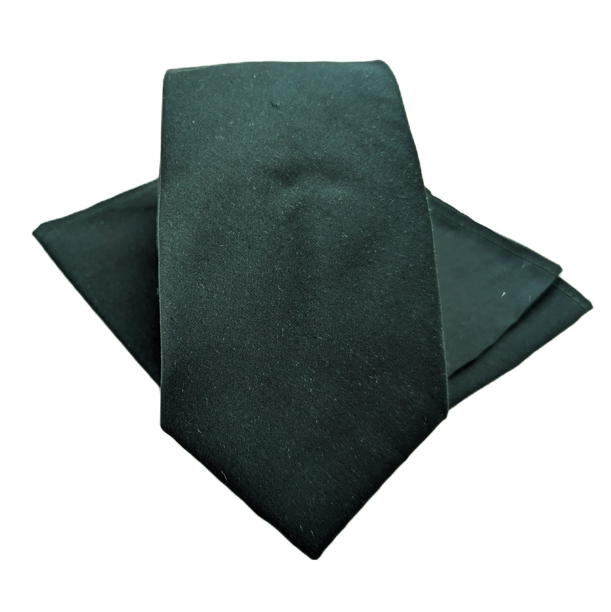 Dark Green Silk Dupion Wedding Tie