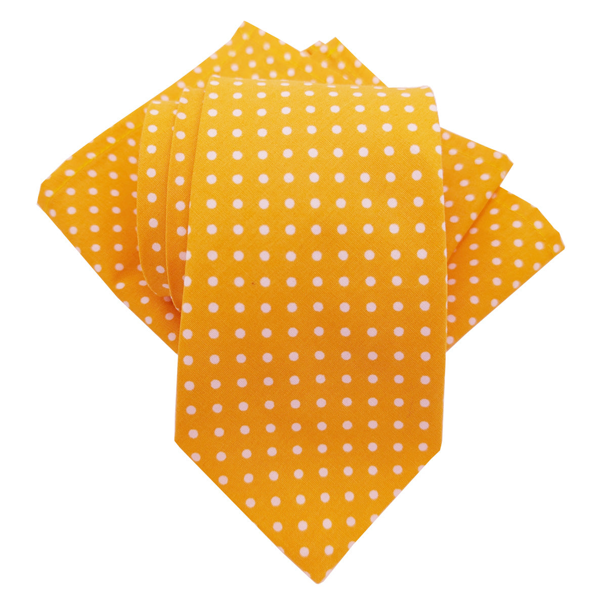 Sunflower Gold Spot Pocket Square