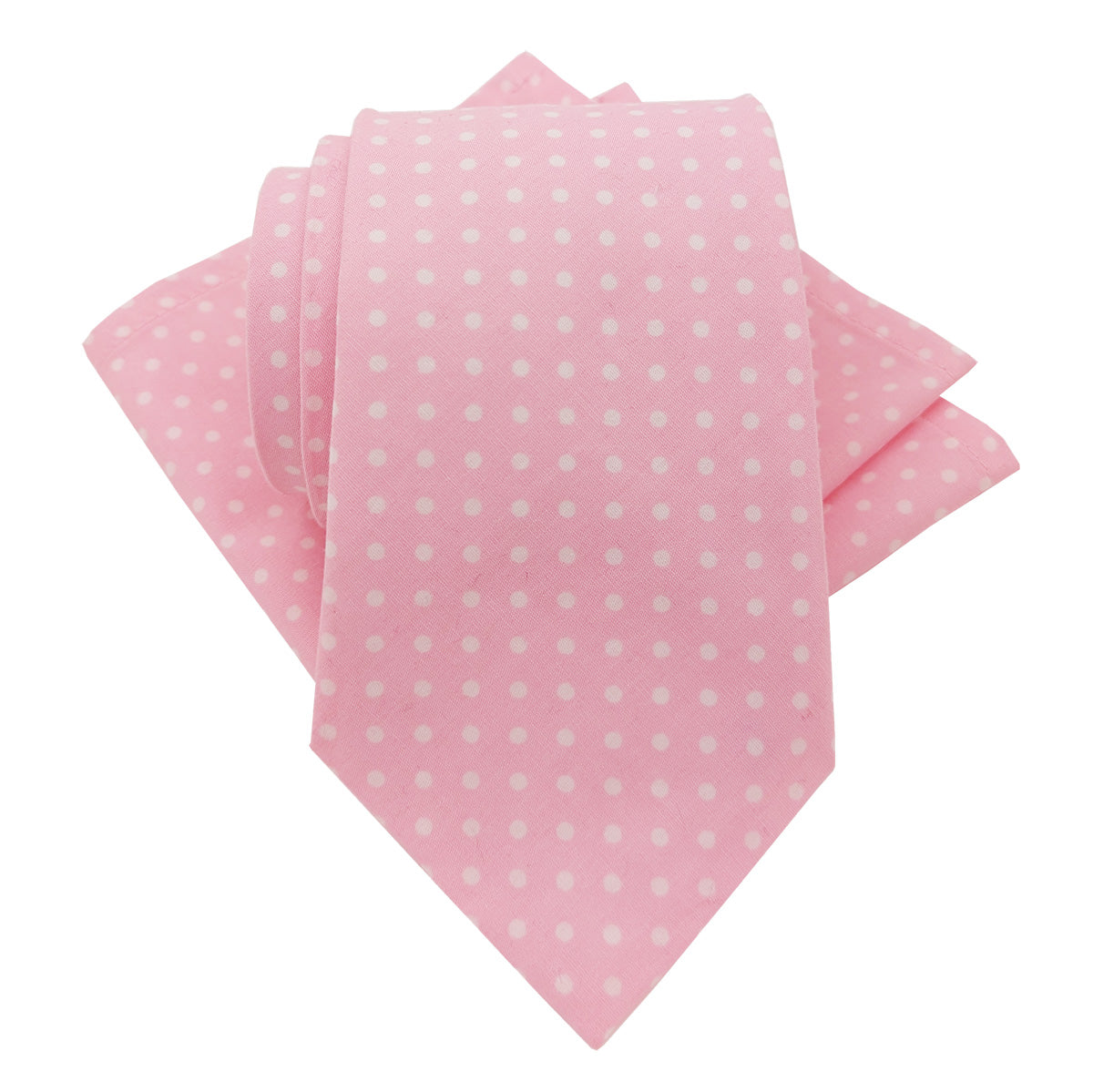 Pale Pink Spot Pocket Square