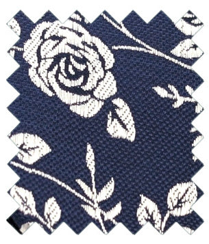 Navy Rose Petals Wedding Swatch