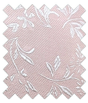 Pink Leaves Silk Wedding Swatch