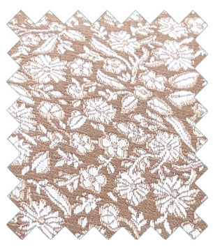 Champagne Ditsy Floral Wedding Swatch