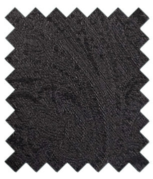 Black Paisley Silk Wedding Swatch