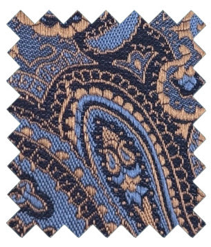 Bronze Antique Paisley Wedding Swatch