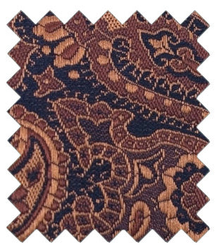 Copper Antique Paisley Wedding Swatch