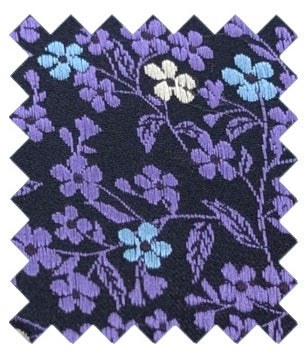 Purple Daisy Floral Wedding Swatch