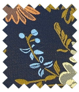 Navy & Yellow Daisies Wedding Swatch