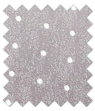 Grey Dots Silk Wedding Swatch