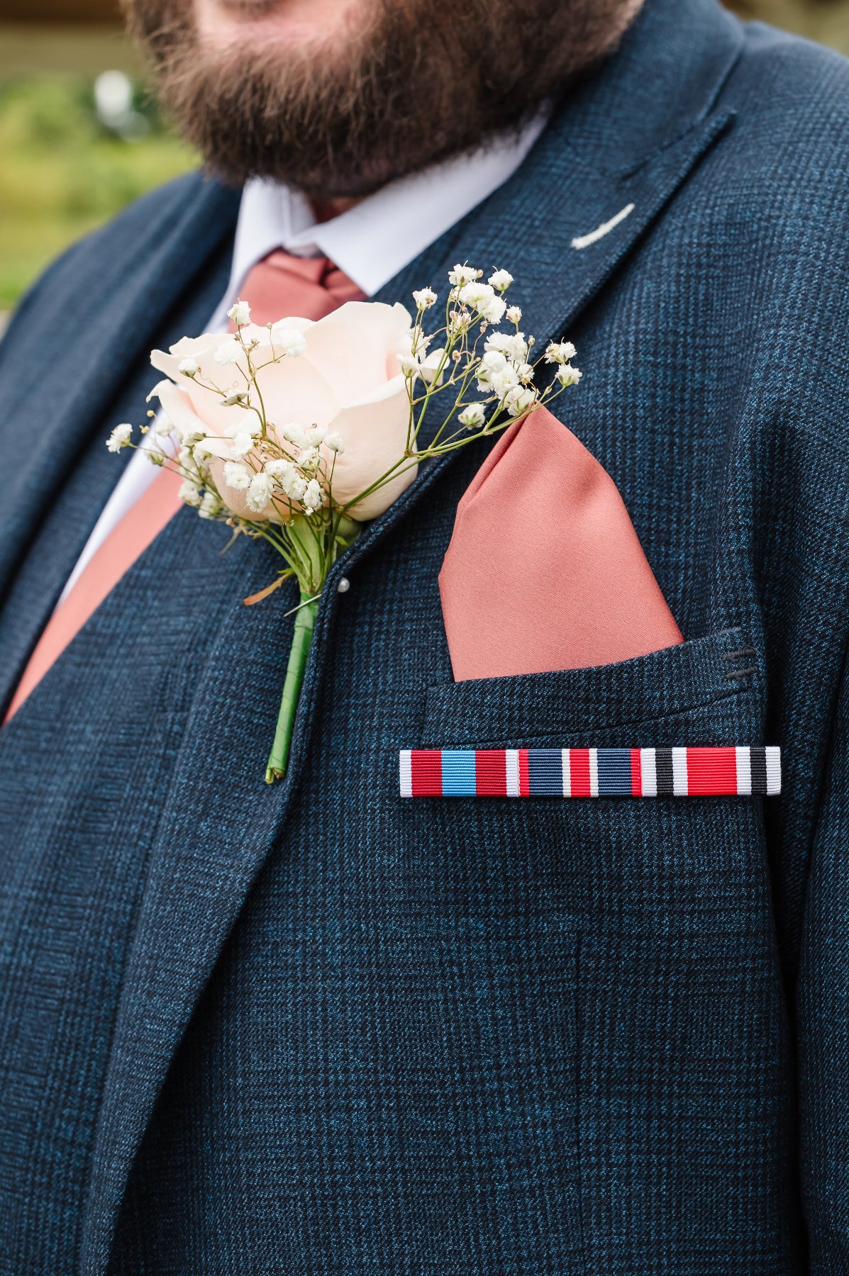 Terracotta Pocket Square