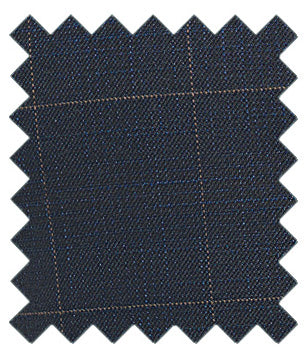 Torino Navy Suit Swatch