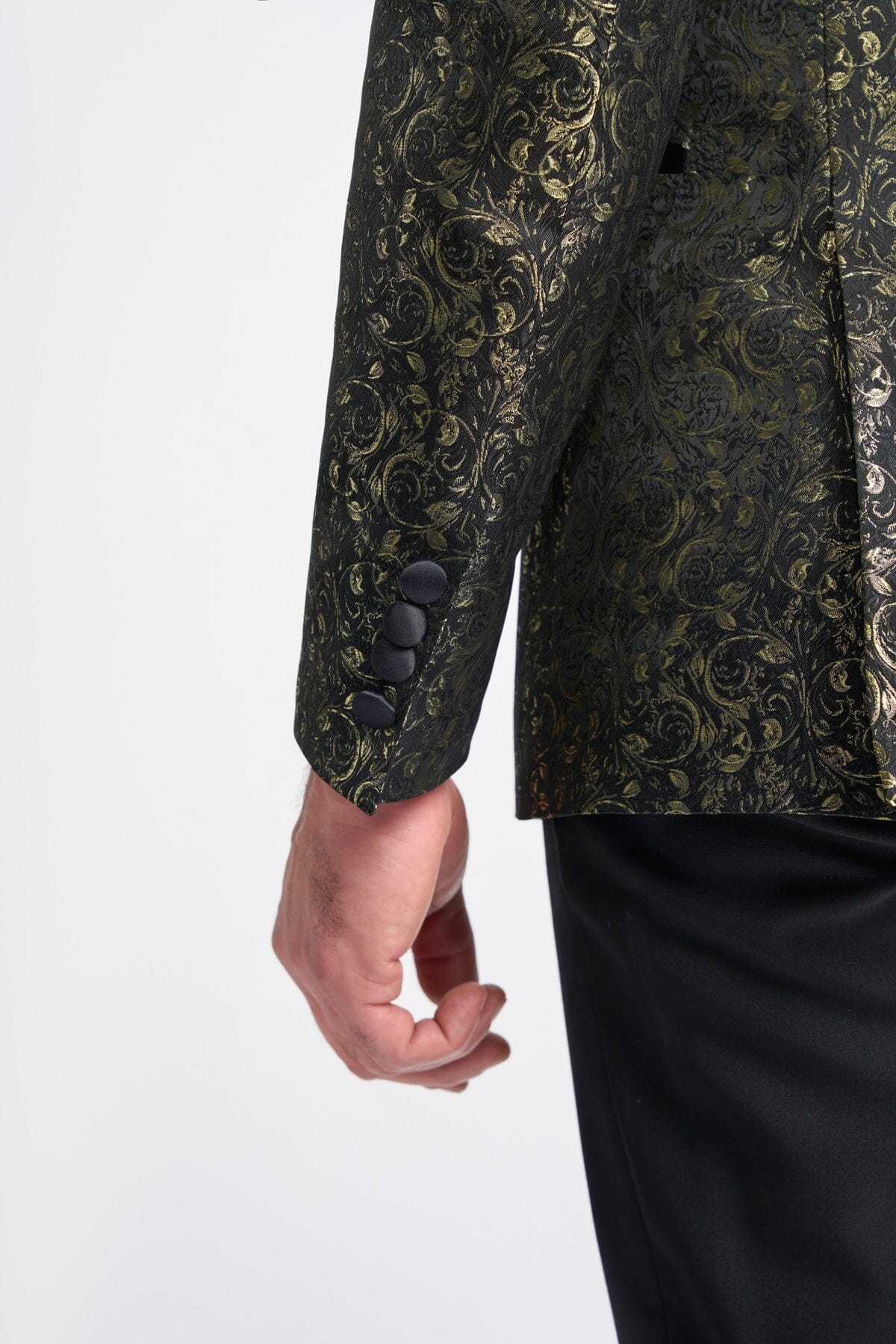 Toros Gold Tuxedo Blazer - Blazers & Jackets - 