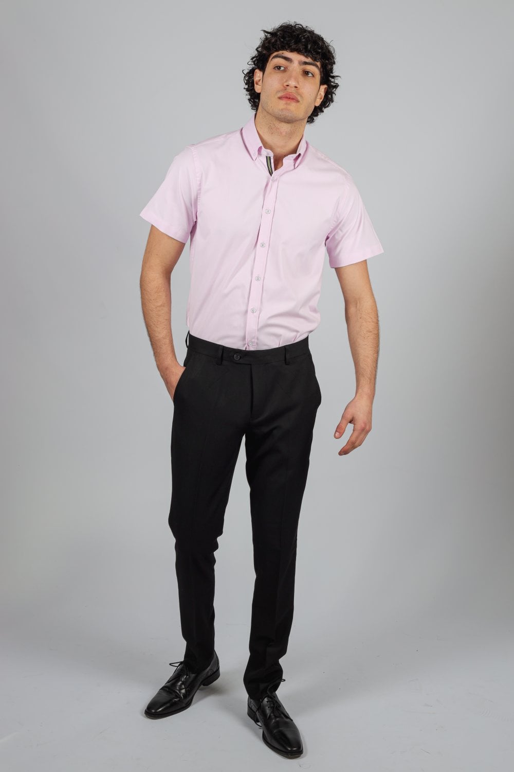 Vito Pink Short Sleeve Shirt - Shirts - - THREADPEPPER