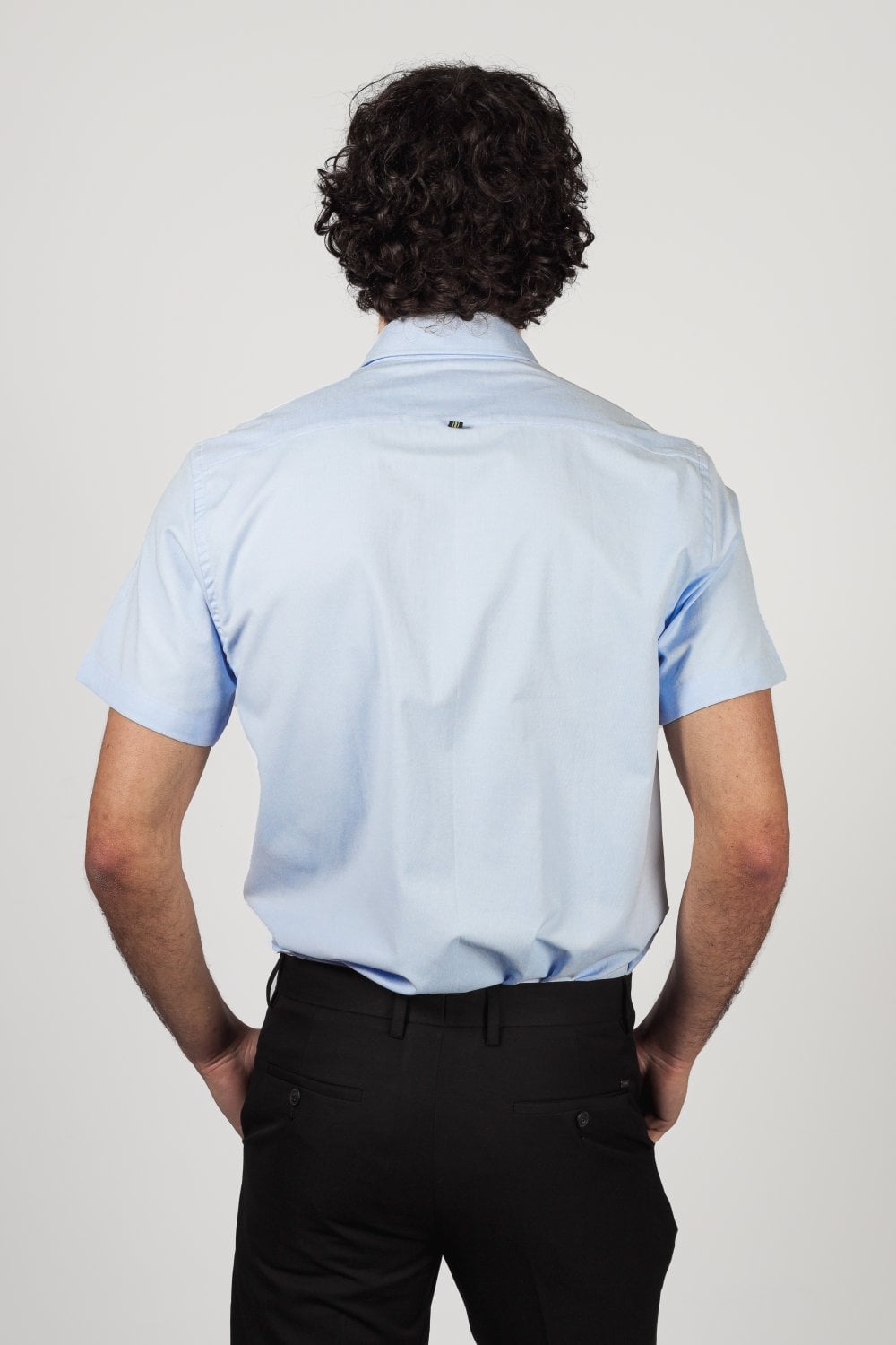 Vito Sky Blue Short Sleeve Shirt - Shirts - - THREADPEPPER