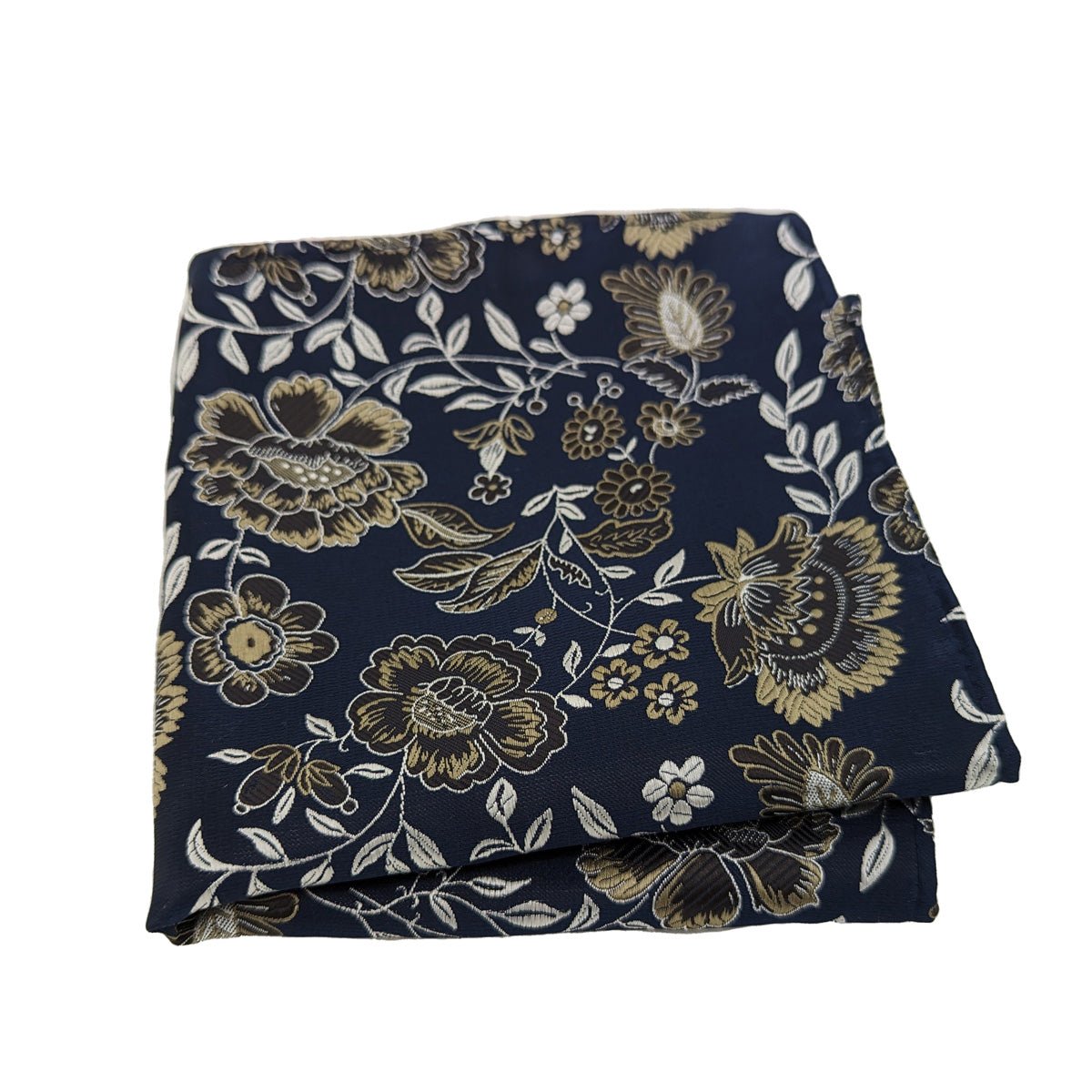 Beige Blossom Pocket Square - Wedding Pocket Square - - Swagger & Swoon