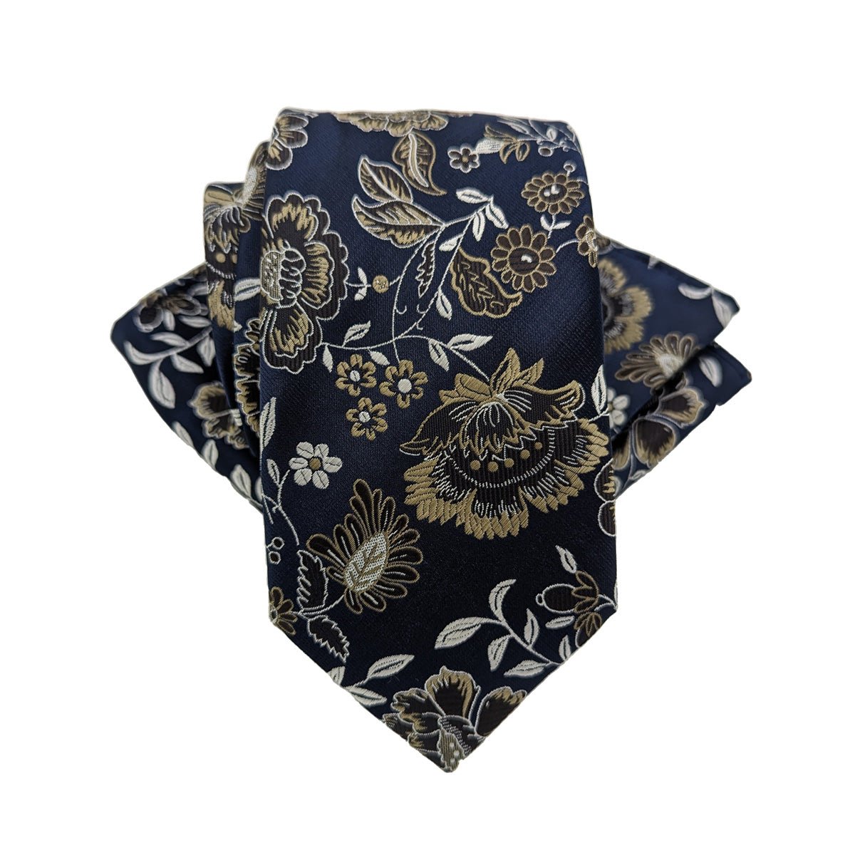 Beige Blossom Pocket Square - Wedding Pocket Square - - Swagger & Swoon