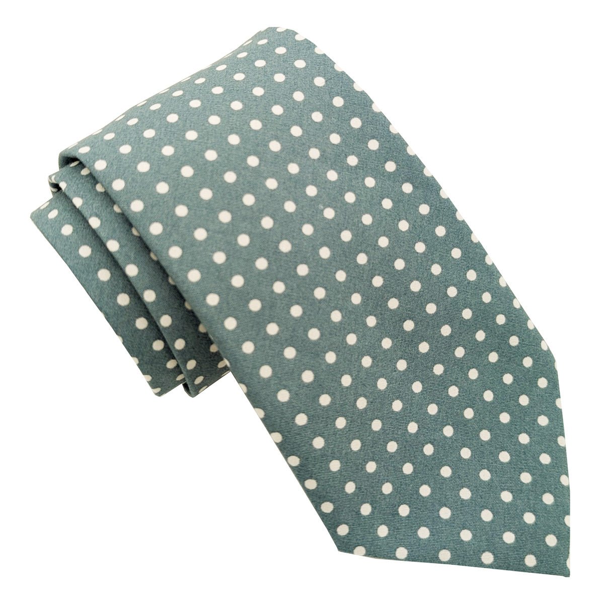 Ice Green Spot Wedding Ties - Wedding Tie - Regular - Swagger & Swoon