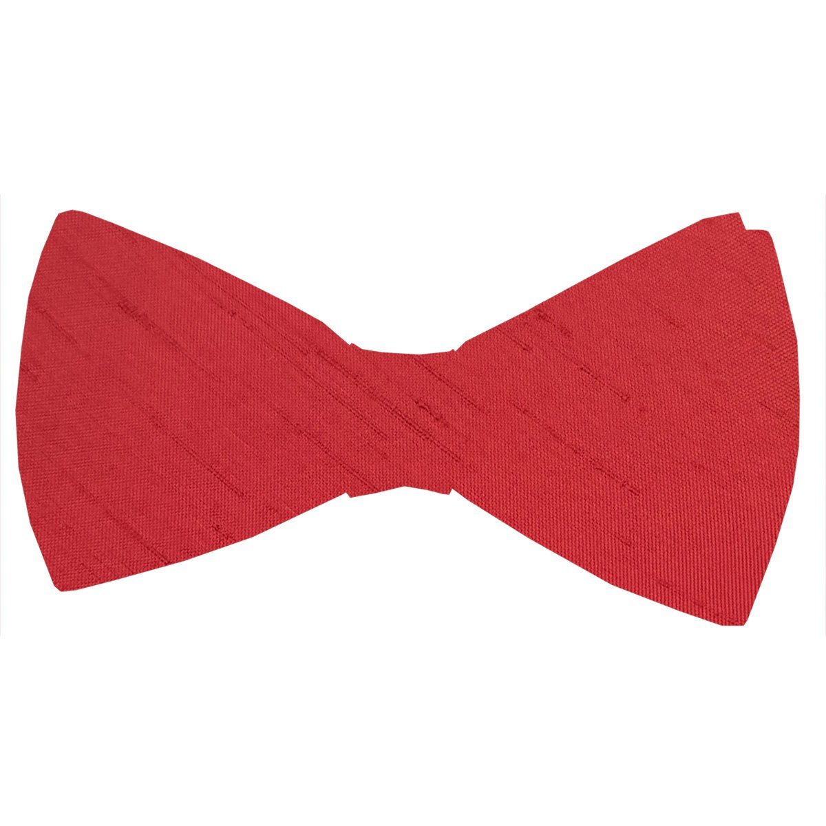 Red Shantung Bow Tie - Wedding