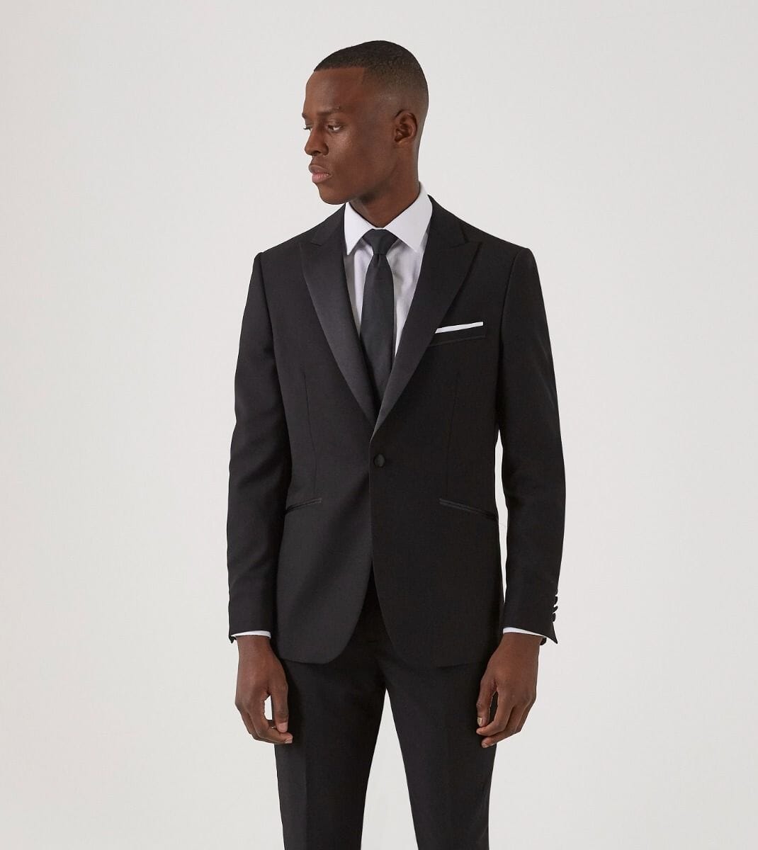 Sinatra Black Dinner Jacket - Blazers & Jackets - 36R - THREADPEPPER